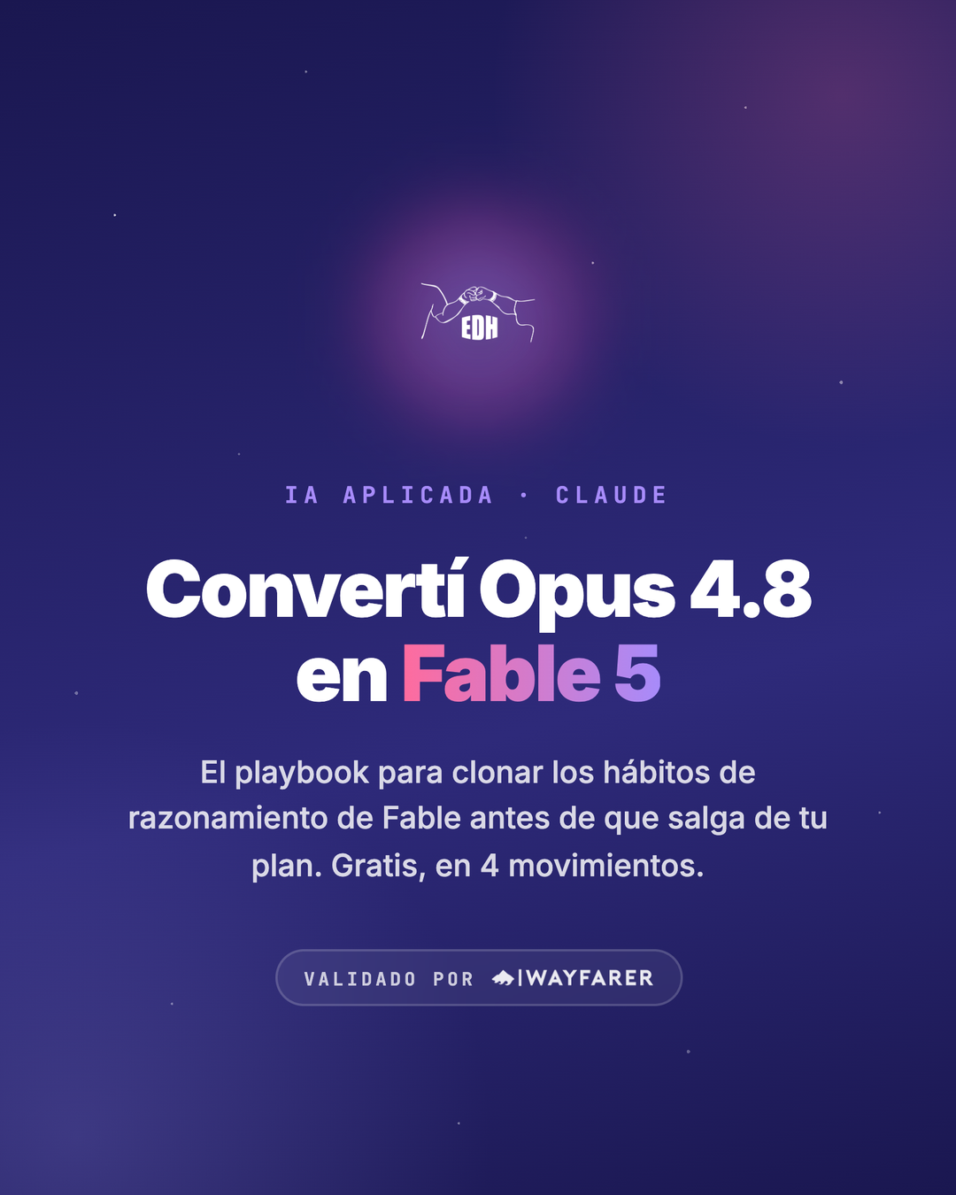 Vista previa del playbook: Convertí Opus 4.8 en Fable 5